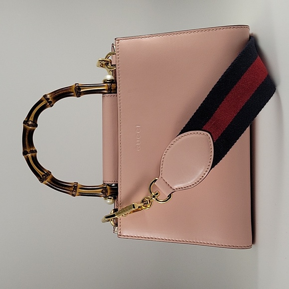 Gucci Bags Gucci Nymphaea Top Handle Mini Leather Tote Bag Poshmark